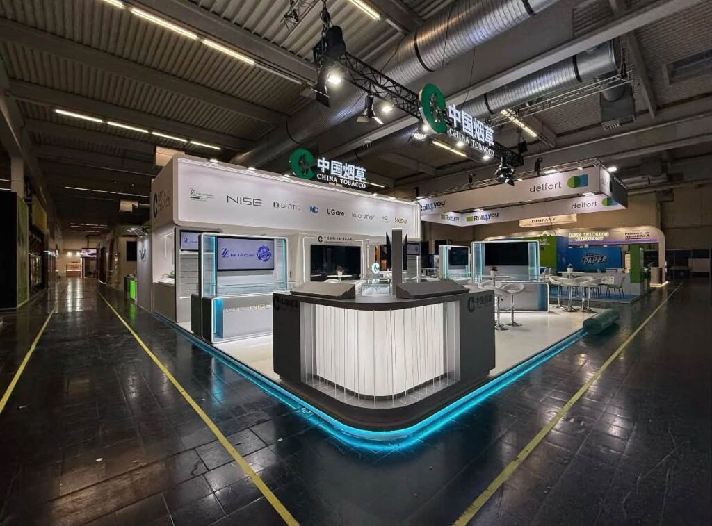 Exhibition stand at InterTabac Dortmund 2026