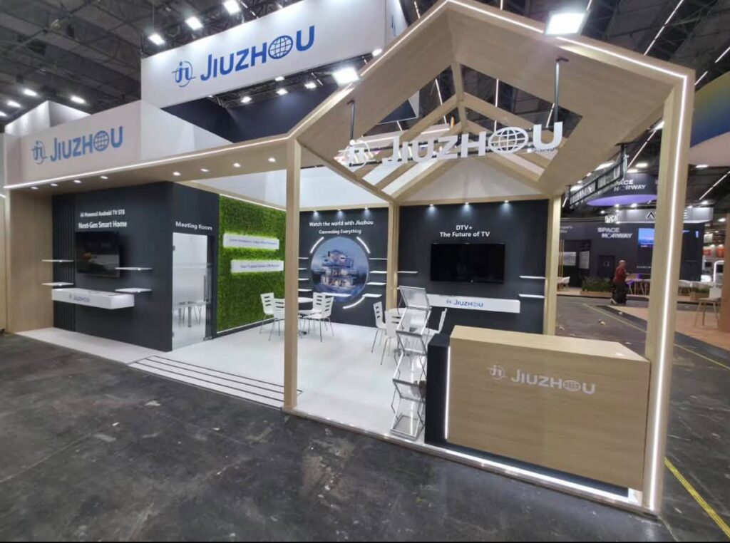Exhibition stand at IBC Amsterdam 2026